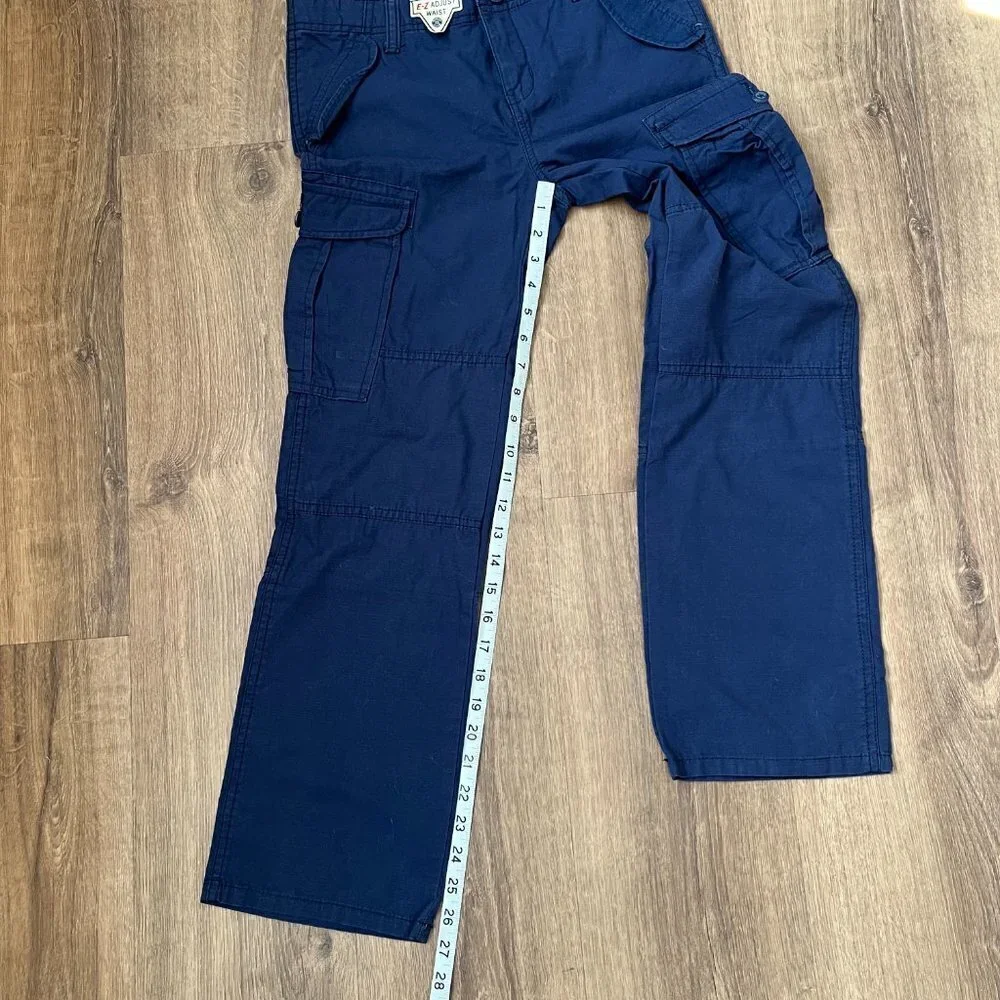 NEW OshKosh Navy Blue Cargo Pants Sz 12